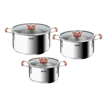 Tefal - Conjunto de 6 panelas OPTI'SPACE