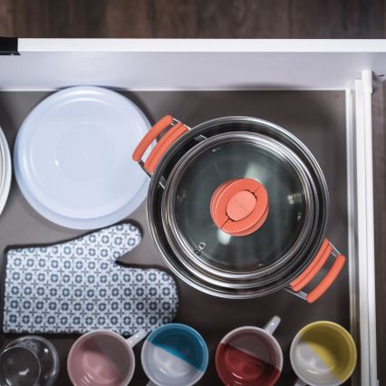 Tefal - Conjunto de 6 panelas OPTI'SPACE