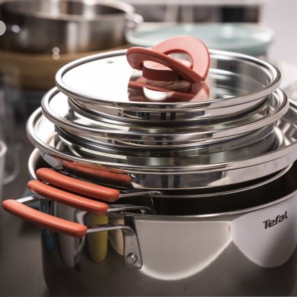 Tefal - Conjunto de 6 panelas OPTI'SPACE