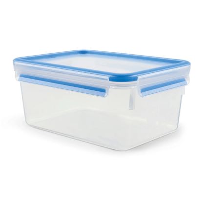 Tefal - Conjunto de 6 recipientes para alimentos 0,8 l MASTER SEAL FRESH azul