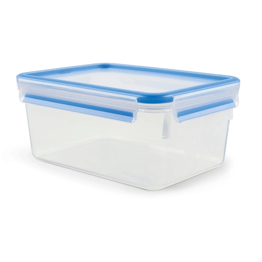 Tefal - Conjunto de 6 recipientes para alimentos 0,8 l MASTER SEAL FRESH azul