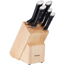 Tefal - Conjunto de facas de cozinha num suporte ICE FORCE 6 pçs