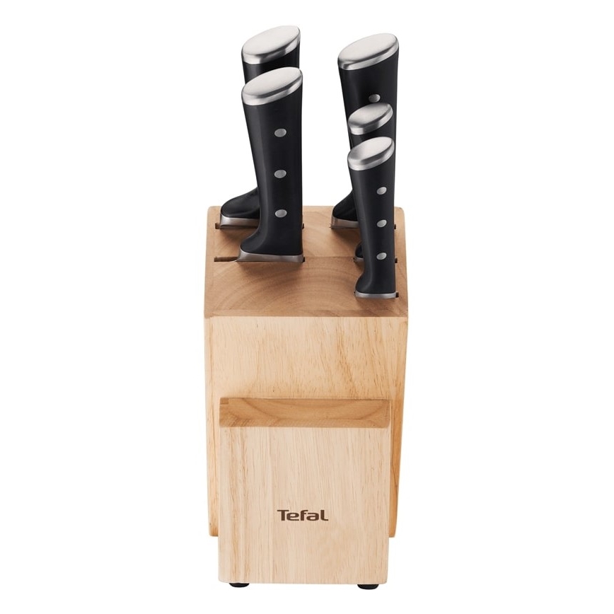 Tefal - Conjunto de facas de cozinha num suporte ICE FORCE 6 pçs
