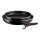 Tefal - Conjunto de frigideiras 3 unid. INGENIO EASY COOK & CLEAN BLACK