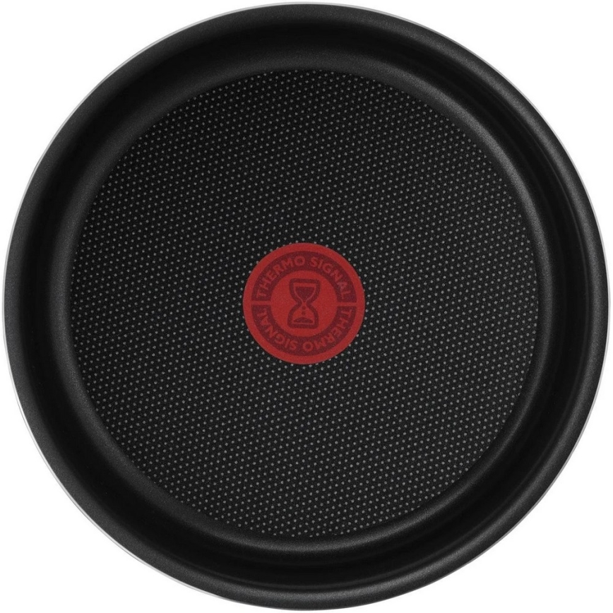 Tefal - Conjunto de frigideiras 3 unid. INGENIO EASY COOK & CLEAN BLACK