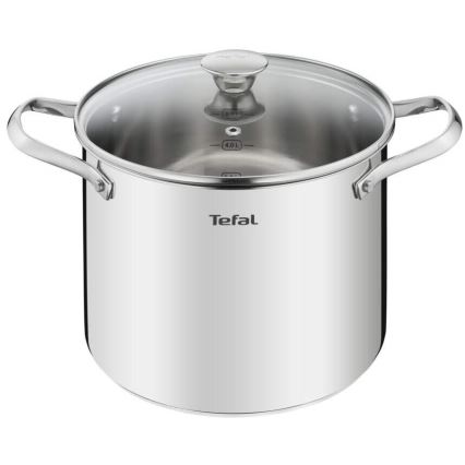 Tefal - Conjunto de panelas 10 pçs COOK EAT aço inoxidável