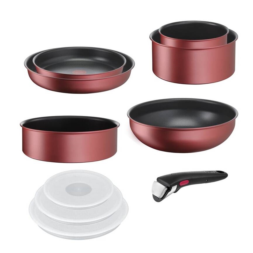Tefal - Conjunto de panelas 10 peças INGENIO DAILY CHEF, acabamento em cobre
