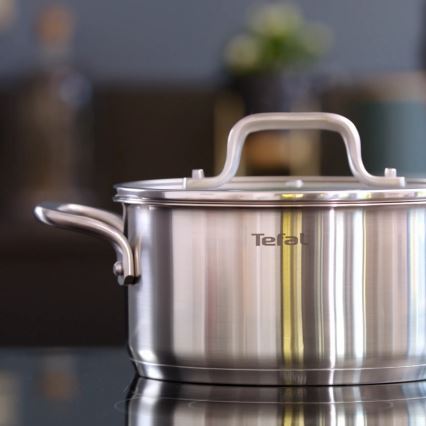 Tefal - Conjunto de panelas 10 unid. VIRTUOSO aço inoxidável