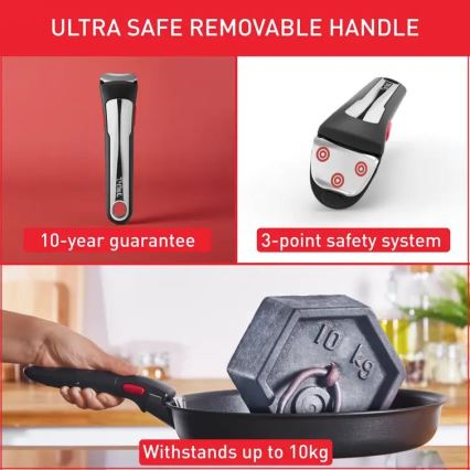 Tefal - Conjunto de panelas 13 peças INGENIO PREFERENCE ON em aço inoxidável