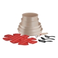 Tefal - Conjunto de panelas 17 peças INGENIO DELIGHT