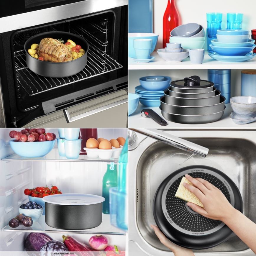 Tefal - Conjunto de panelas 4 peças INGENIO XL FORCE