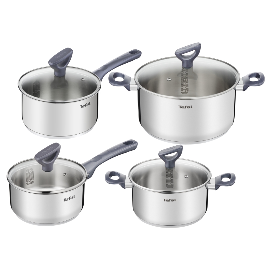 Tefal - Conjunto de panelas 8 peças DAILY COOK