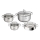 Tefal - Conjunto de panelas 8 peças DUETTO+