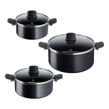 Tefal - Conjunto de panelas de 7 peças GENEROUS COOK