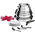 Tefal - Conjunto de panelas INGENIO COOK, 15 peças, inox