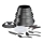 Tefal - Conjunto de panelas INGENIO DAILY CHEF ON, 20 peças, preto