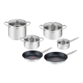 Tefal - Conjunto de utensílios de cozinha 10 pçs COOK EAT aço inoxidável