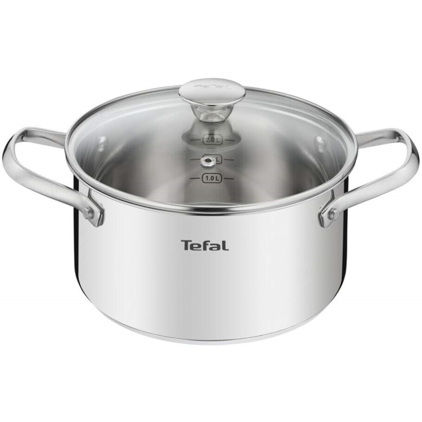 Tefal - Conjunto de utensílios de cozinha 10 pçs COOK EAT aço inoxidável
