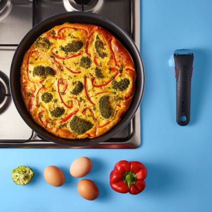 Tefal - Conjunto de utensílios de cozinha 10 unid. INGENIO EASY COOK & CLEAN BLACK