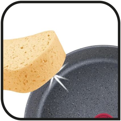 Tefal - Conjunto de utensílios de cozinha 4 pçs INGENIO BLACK STONE