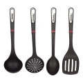 Tefal - Conjunto de utensílios de cozinha 4 pçs INGENIO preto