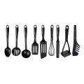 Tefal - Conjunto de utensílios de cozinha 9 pçs BIENVENUE preto