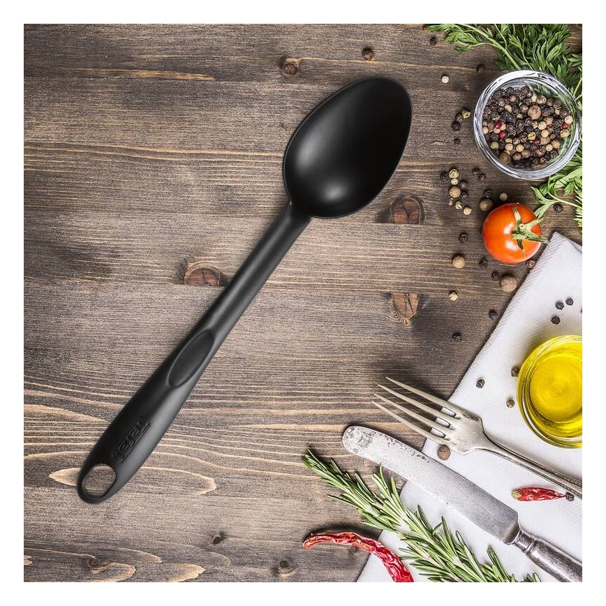 Tefal - Conjunto de utensílios de cozinha 9 pçs BIENVENUE preto