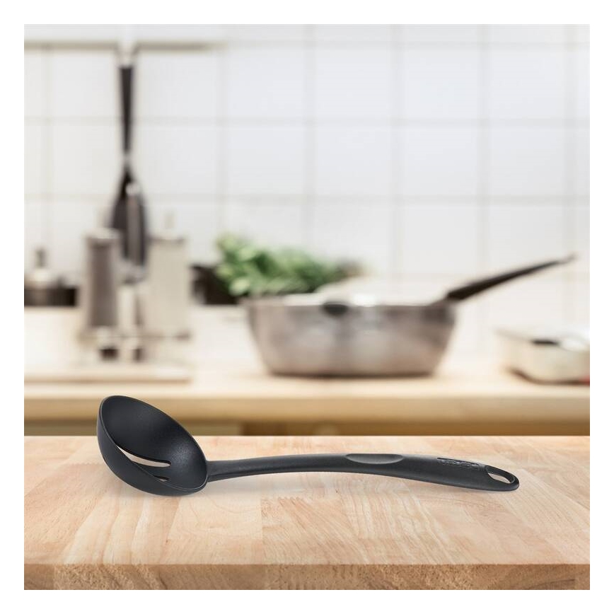 Tefal - Conjunto de utensílios de cozinha 9 pçs BIENVENUE preto