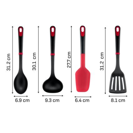 Tefal - Conjunto de utensílios INGENIO, 4 peças