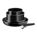 Tefal - Conjunto de utensílios para cozinha 5 unid.  INGENIO EASY COOK & CLEAN BLACK