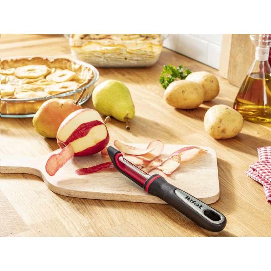 Tefal - Descascador de cozinha INGENIO aço inoxidável/preto