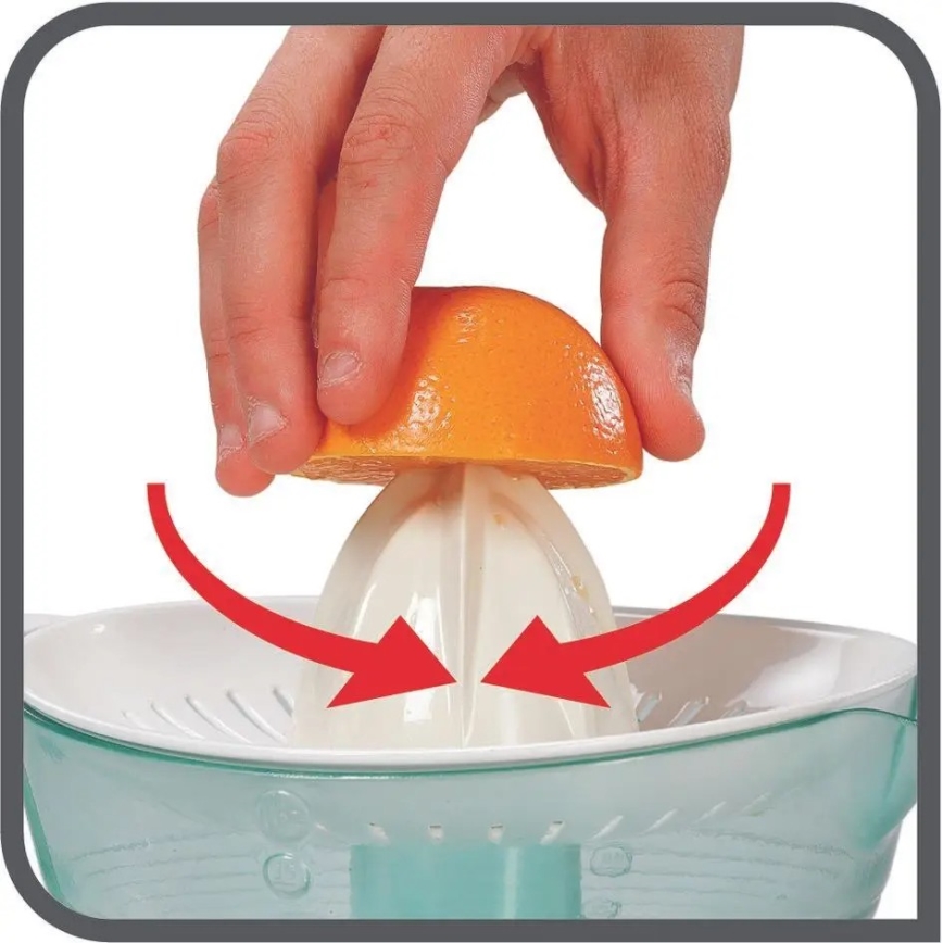 Tefal - Espremedor de citrinos elétrico VITAPRESS 0,6 l 25W/230V branco/preto