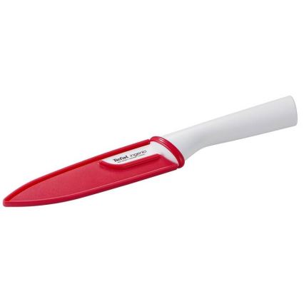 Tefal - Faca universal de cerâmica INGENIO 13 cm branco/vermelho