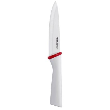 Tefal - Faca universal de cerâmica INGENIO 13 cm branco/vermelho