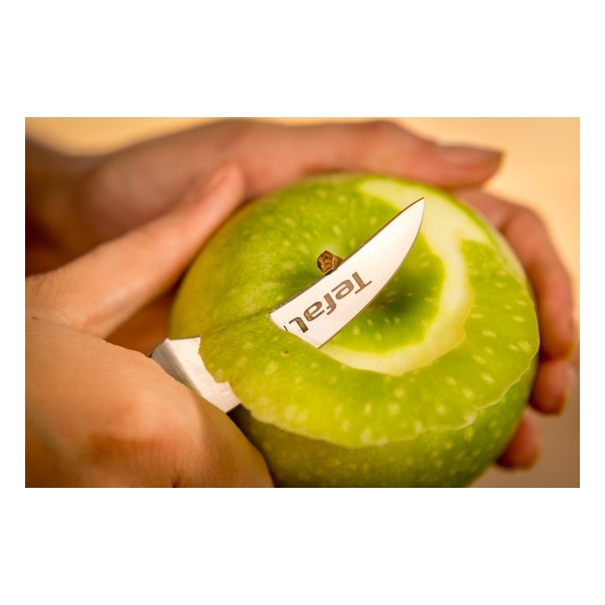 Tefal - Faca de aço inox para cortar ICE FORCE 7 cm cromo brilhante/preto