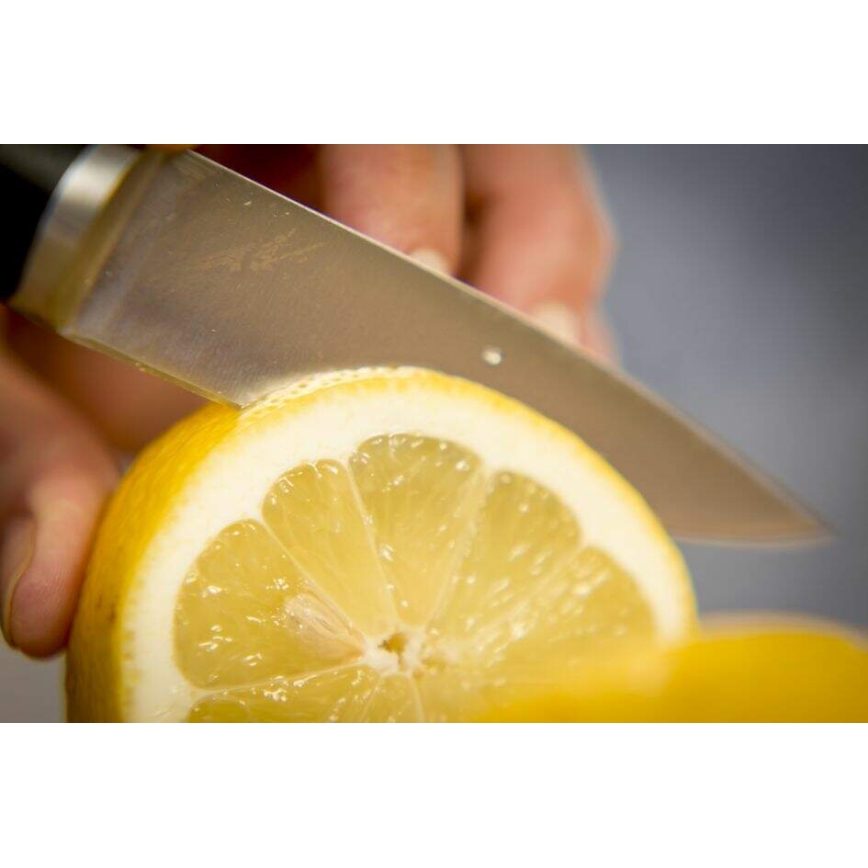 Tefal - Faca de corte em aço inoxidável ICE FORCE 9 cm cromo brilhante/preto