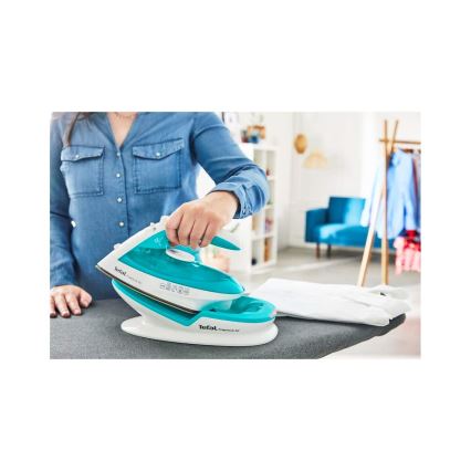 Tefal - Ferro de engomar FREEMOVE AIR 2400W/230V branco/turquesa
