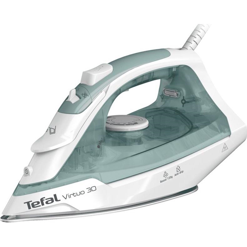 Tefal - Ferro de engomar VIRTUO 2000W/230V verde
