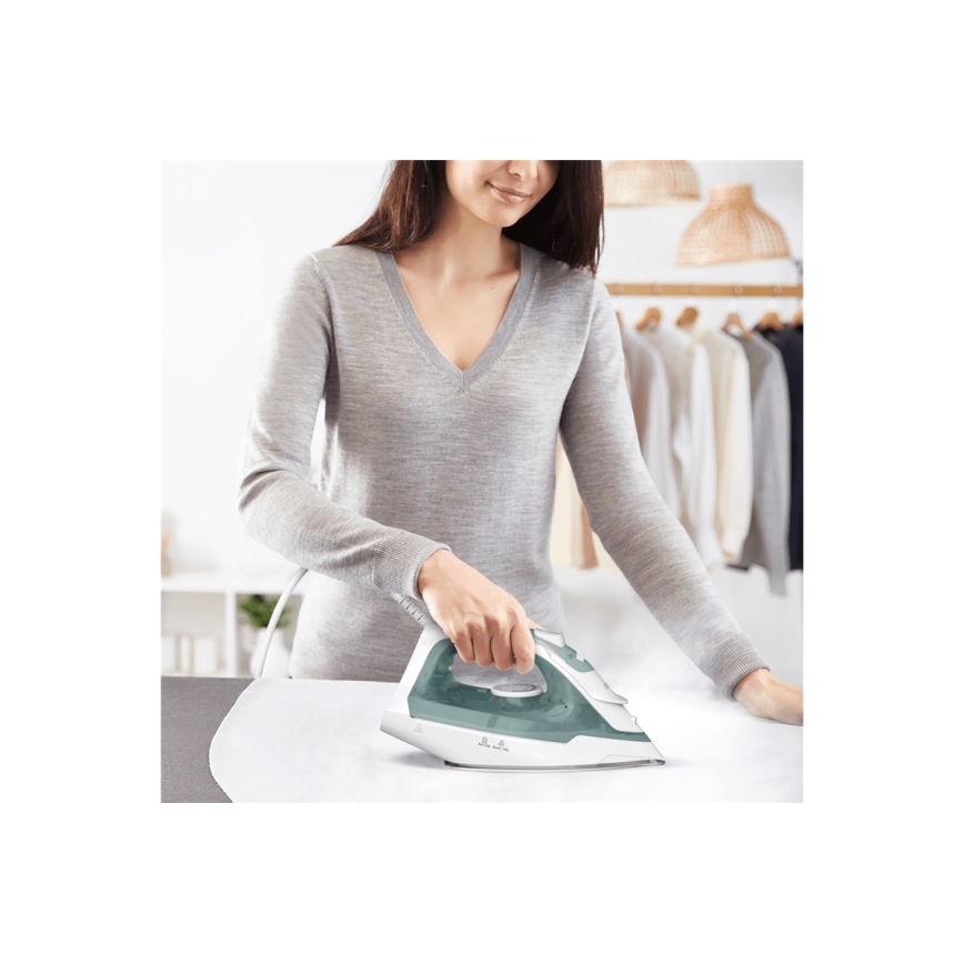 Tefal - Ferro de engomar VIRTUO 2000W/230V verde