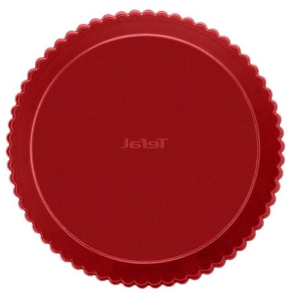 Tefal - Forma de bolo com base removível DELIBAKE 28 cm vermelho