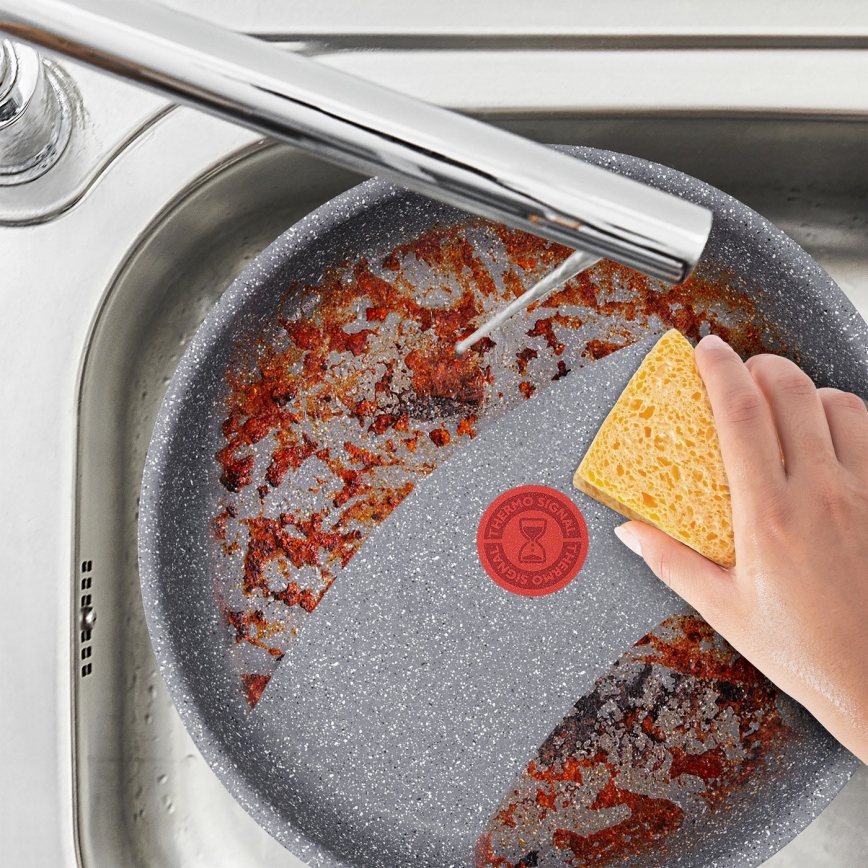 Tefal - Frigideira Wok HARD STONE 28 cm
