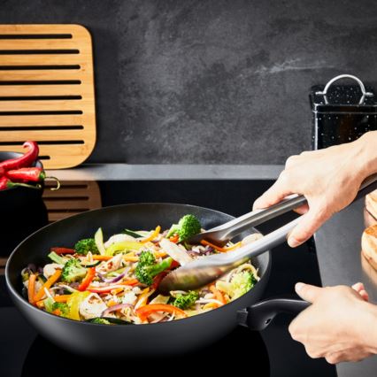Tefal - Frigideira wok TITANIUM FORCE 28 cm