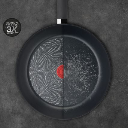 Tefal - Frigideira wok TITANIUM FORCE 28 cm