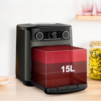 Tefal - Fritadeira Air Fryer 15 l EASY FRY 9 em 1 1800W/230V preta