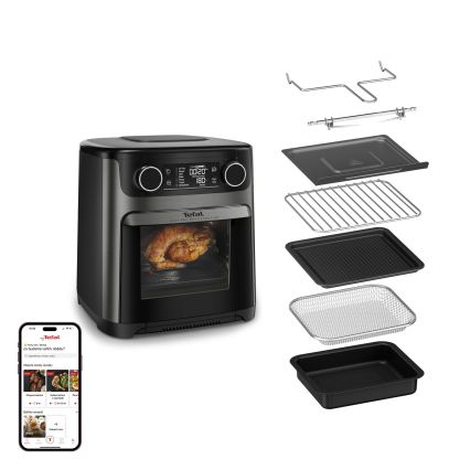 Tefal - Fritadeira Air Fryer 15 l EASY FRY 9 em 1 1800W/230V preta