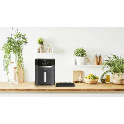 Tefal - Fritadeira de ar quente 4,2 l EASY FRY&GRILL 2em1 1550W/230V preto