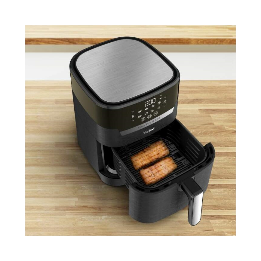 Tefal - Fritadeira de ar quente 4,2 l EASY FRY&GRILL 2em1 1550W/230V preto