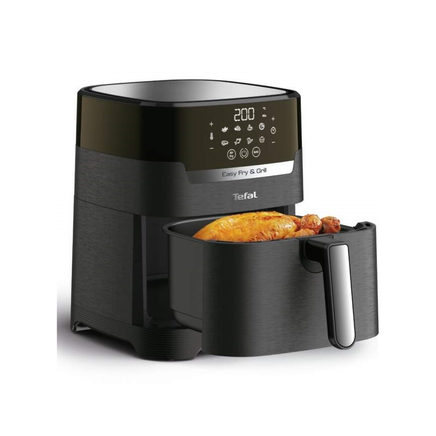 Tefal - Fritadeira de ar quente 4,2 l EASY FRY&GRILL 2em1 1550W/230V preto