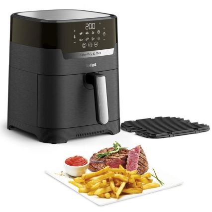 Tefal - Fritadeira de ar quente 4,2 l EASY FRY&GRILL 2em1 1550W/230V preto