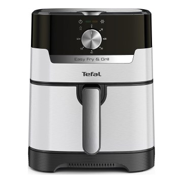 Tefal - Fritadeira sem óleo 4,2 L EASY FRY&GRILL 2 em 1 1550 W/230 V em aço inoxidável